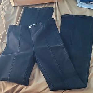 Free people flare stretchy jeans